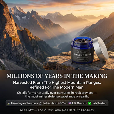 Ultimate ALKIUM™ Shilajit Resin for Modern Men