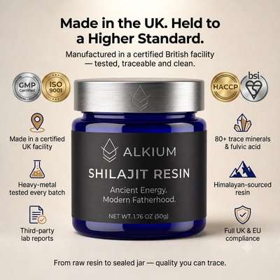 Ultimate ALKIUM™ Shilajit Resin for Modern Fatherhood