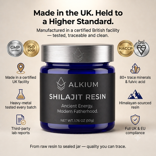 Ultimate ALKIUM™ Shilajit Resin for Modern Fatherhood